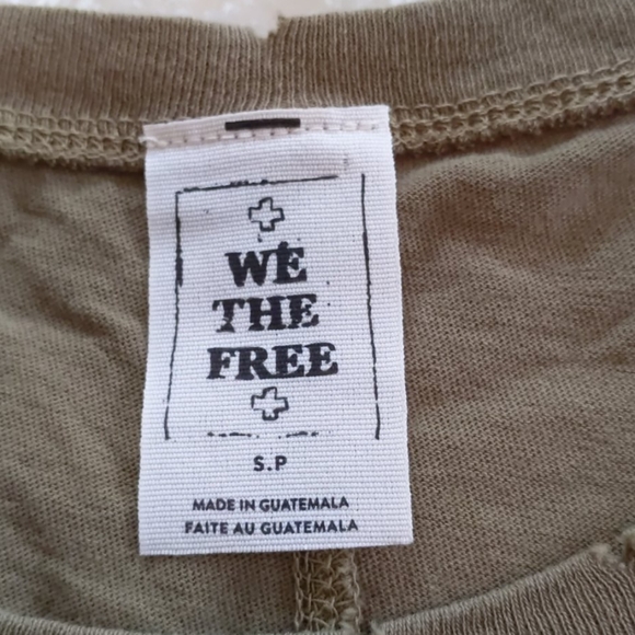 We the Free Continental Peplum Tank, Army Green - Picture 7 of 11